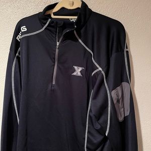 Xavier University Half Zip size Xl